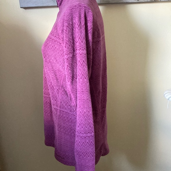 Marmot women’s purple 1/4 zip fleece lightweight pullover, hiking, size large - Picture 5 of 9